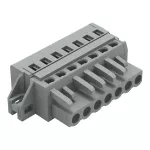 1-przewodowe gniazdo CAGE CLAMP®, szara 231-107/027-000