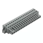 1-przewodowe gniazdo CAGE CLAMP®, szara 231-118/027-000