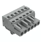 1-przewodowe gniazdo CAGE CLAMP®, szara 231-106/008-000