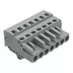 1-przewodowe gniazdo CAGE CLAMP®, szara 231-107/008-000