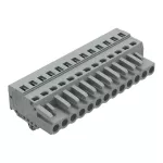 1-przewodowe gniazdo CAGE CLAMP®, szara 231-113/008-000