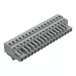 1-przewodowe gniazdo CAGE CLAMP®, szara 231-117/008-000