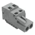 1-przewodowe gniazdo CAGE CLAMP®, szara 231-102/102-000