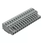 1-przewodowe gniazdo CAGE CLAMP®, szara 231-115/102-000