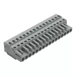 1-przewodowe gniazdo CAGE CLAMP®, szara 231-116/102-000