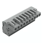 1-przewodowe gniazdo, kątowe CAGE CLAMP®, szara 232-110/026-000