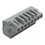 1-przewodowe gniazdo, kątowe CAGE CLAMP®, szara 232-108/026-000