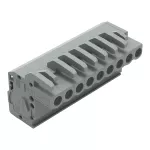 1-przewodowe gniazdo, kątowe CAGE CLAMP®, szara 232-109/026-000
