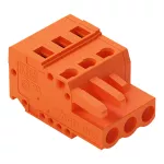 1-przewodowe gniazdo CAGE CLAMP®, pomarańczowa 231-303/026-000