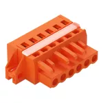 1-przewodowe gniazdo CAGE CLAMP®, pomarańczowa 231-306/027-000