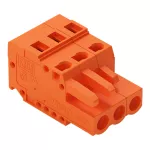1-przewodowe gniazdo CAGE CLAMP®, pomarańczowa 231-303/102-000
