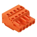 1-przewodowe gniazdo CAGE CLAMP®, pomarańczowa 231-305/102-000