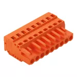 1-przewodowe gniazdo CAGE CLAMP®, pomarańczowa 231-309/102-000
