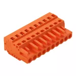 1-przewodowe gniazdo CAGE CLAMP®, pomarańczowa 231-310/102-000