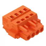 1-przewodowe gniazdo CAGE CLAMP®, pomarańczowa 231-304/107-000