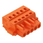 1-przewodowe gniazdo CAGE CLAMP®, pomarańczowa 231-305/107-000