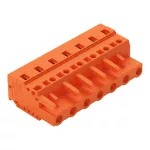 1-przewodowe gniazdo CAGE CLAMP®, pomarańczowa 231-707/026-000