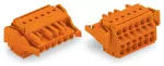 2-przewodowe gniazdo Push-in CAGE CLAMP®, pomarańczowa 231-2306/037-000