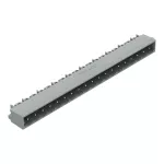 Wtyk THT Pin lutowniczy 1,2 x 1,2 mm konstrukcja kątowa, szary 231-479/001-000