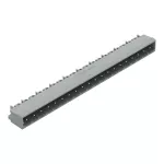 Wtyk THT Pin lutowniczy 1,2 x 1,2 mm konstrukcja kątowa, szary 231-480/001-000