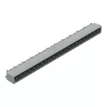 Wtyk THT Pin lutowniczy 1,2 x 1,2 mm konstrukcja kątowa, szary 231-482/001-000