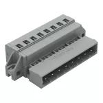 Wtyk 1-przewodowy CAGE CLAMP®, szary 231-608/019-000