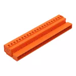 Wtyk 1-przewodowy CAGE CLAMP®, pomarańczowy 231-652