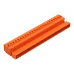 Wtyk 1-przewodowy CAGE CLAMP®, pomarańczowy 231-654