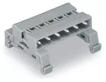 Wtyk dwustronny szary 232-566/007-000