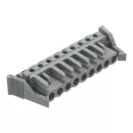 Gniazdo THT Pin lutowniczy 0,6 x 1,0 mm konstrukcja kątowa, szare 232-239/039-000