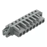 Gniazdo THT Pin lutowniczy 0,6 x 1,0 mm konstrukcja kątowa, szare 232-238/031-000