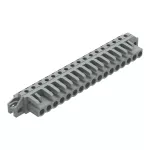 Gniazdo THT Pin lutowniczy 0,6 x 1,0 mm konstrukcja kątowa, szare 232-247/031-000
