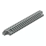 Gniazdo THT Pin lutowniczy 0,6 x 1,0 mm konstrukcja kątowa, szare 232-252/031-000