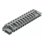 Gniazdo THT Pin lutowniczy 0,6 x 1,0 mm konstrukcja kątowa, szare 232-242/047-000