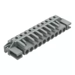 Gniazdo THT Pin lutowniczy 0,6 x 1,0 mm konstrukcja kątowa, szare 232-240/047-000