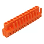 Gniazdo THT Pin lutowniczy 0,6 x 1,0 mm konstrukcja prosta, pomarańczowa 232-172