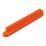 Gniazdo THT Pin lutowniczy 0,6 x 1,0 mm konstrukcja prosta, pomarańczowa 232-179/031-000