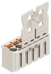 1-przewodowe gniazdo przycisk Push-in CAGE CLAMP®, jasnoszary 2092-1105/000-5000