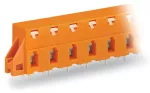Złączka do płytek drukowanych przycisk 2,5 mm² RM 10,16 mm 3-bieg, pomarańczowa