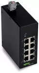 Switch przemysłowy ECO 8-portowy 1000BASE-T, czarny