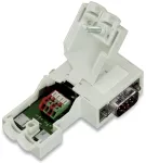 Wtyk PROFIBUS z wtykiem D-Sub 9-bieg., jasnoszary 750-971