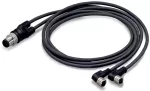 SA-C 2 x M8-F-RA M12A-M-AX Przewód czujnika elementu wykonawczego 756-5514/040-010