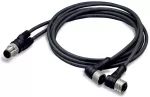 SA-C 2 x M12-F-RA M12A-M-AX Przewód czujnika elementu wykonawczego 756-5517/040-010