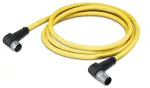 SBU-DC M12B-F-RA M12B-M-RA Przewód sieciowy łańcuchowy 5-bieg., żółty 756-1506/060-500