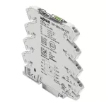 Elektroniczny wyłącznik nadprądowy; 1-kanałowy; napięcie wejściowe 24 V DC; do nastawiania 1 … 8 A; zestyk sygnalizacyjny