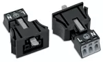 Gniazdo Snap-In czarne 890-703