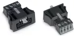 Gniazdo Snap-In czarne 890-704
