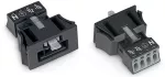 Wtyk Snap-In czarny 890-714