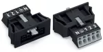 Gniazdo Snap-In czarne 890-705
