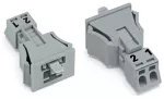 Wtyk Snap-In szary 890-752